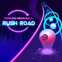 Play Dancing Neon Ball: Rush Road now!