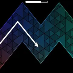 Geometry Dash Hyper Wave Neon Challenge 2